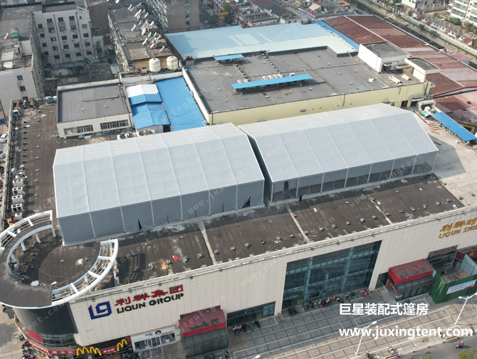 揚(yáng)州樓頂體育篷房 籃球、羽毛球篷房場(chǎng)館
